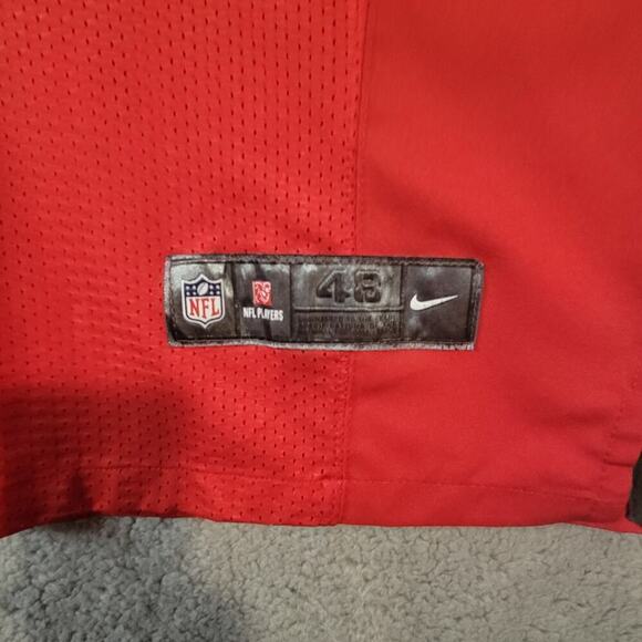 358‎ Nike Dontari Poe Kansas City Chiefs Mens Jersey Sz 48 (L) Red White - Picture 9 of 9